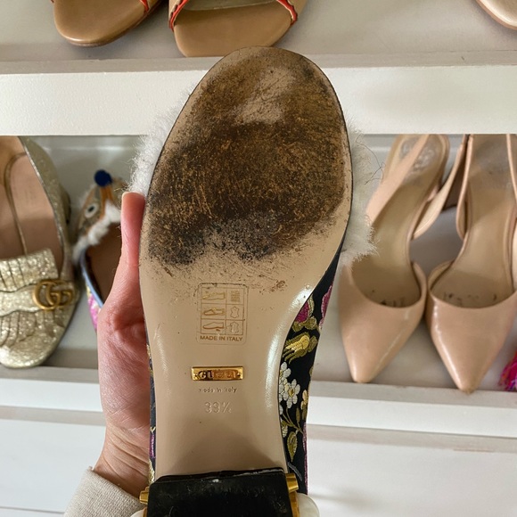 Gucci Kimberly embellished Heels Sz 39.5 - Picture 9 of 11